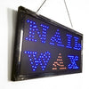 Clou Wax Led Néon Panneau Ouvert Scintillante Bougies Lumières pour Salon 110v