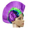 Shiny Cockscomb Hair Punk Hair Cap Bright Wig shiny rainbow purple