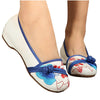 Casual Old Beijing Cloth Embroidered Shoes Bouquet