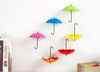 6pc Fashion Umbrella Shaped Wall Hooks