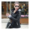 Winter Woman Hoodied Short Plus Size Down Coat   black