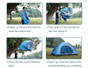 2 Personne Taille S Dôme Tente Randonnée Camping Abri Extérieur Camping Tente