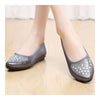 Suqare Fake Diamond Low-cut Old Beijing Cloth Shoes  grey