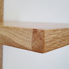 Rustikales Holz CD/DVD Display Aufbewahrung 4 Ebenen Wand Befestigung Ecke