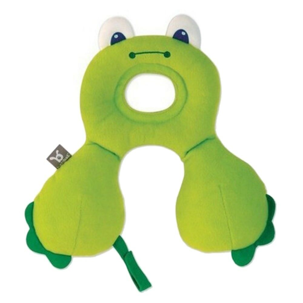Baby Child Headrest Travel Car Seat Pillow 1 to 4 years   frog