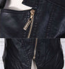 Short-Necked Kunstleder Jacke und Lederjacke für Damen