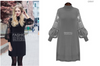 Gorgeous Black /grey/Burgundy Lace Crochet Embroidery Sleeve Sweater Dress