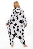 Adulte Unisexe Pyjama Costume Cosplay Animal une Pièce Pyjama Costume Lait Vache