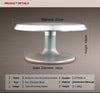 Décoration Gâteau Turntable 10-inch Alliage Aluminium Dérapage Plateau Rotatif