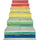 New 3D DIY PVC Waterproof  Stair Decals Wall  Floor Sticker  Rainbow Floor QS018