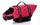 Dog life Jacket Safer Vest Swimming Jacket Flotation Float Jacket red bone