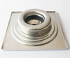 Sus304 Acier Inoxydable 15cm Carré avec 110mm Tube Déodorant Drain de Sol Us