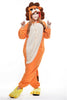 Adulte Unisexe Pyjama Costume Cosplay Animal une Pièce Pyjama Costume Lion