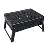 Portable Acier Noir Poêle Inoxydable Charbon Stoves Combustion Petit Pliable
