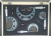 4 Stück/Set Carbid 0-10,2 cm 0-100mm/0.01mm Außen Mikrometer Maschinist
