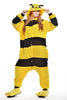 Unisex Adult Pajamas Cosplay Costume Animal one piece sleepwear Suit Bumblebee
