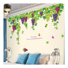 Flor Super Big Uva Papel Pintado Adhesivo Pared