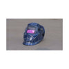 Auto Soldadura Casco en Brillante Azul Oscuras & Increíble Spider Web Diseño