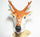 Deer Head Mask Rubber Latex Animal Costume Full head Mask Halloween Costume Fanc