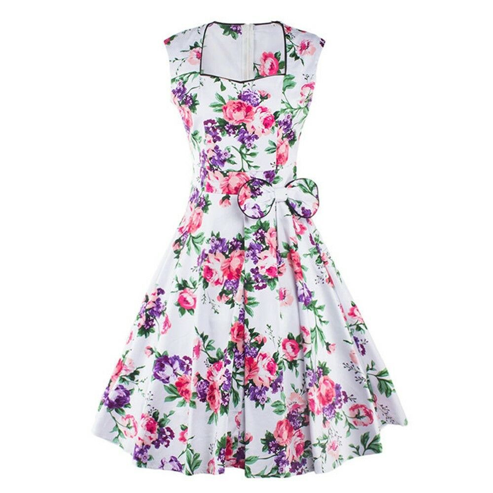 Big Peplum pretty Skirt Dress Printing Slim