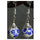 National Style Flower Earring Blue-and-white Porcelain Pear 925 Silver