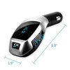X 5 Coche Bluetooth Transmisor Fm Bluetooth Mp3