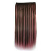60cm Extension de Cheveux Pièce Dégradé Morceau Long Droit 55 Couleurs