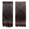 60cm 23.62"  Five clips high temperature wire synthetic Straight hair extension