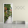 Neuf 3d Diy PVC Imperméable Porte Mur Autocollant Décoration Fleur Ville Qd048