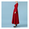 National Style Long Sleeve Beads Embroidery Dress   S