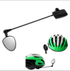 Bicycle 45mm Rear Mirror with 240mm Arm Bike Helmet Rearview Riding Mount