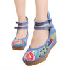 Old Beijing Cloth Shoes Embroidered Shoes High Heeled Shoes Woman National Style