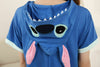 Unisex Adult Pajama Cosplay Costume Animal Onepiece Sleepwear Summer Blue Stitch