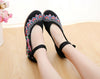 Bestickt Schuhe Schuhe mit Hohem Absatz Quadrat Dacne Manuell Stickerei