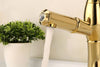 Neu Komplettes Kupfer Küchen Armatur Zug Golden Becken Wasserhahn
