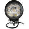 2x 27W 9 LED 4" Round Floodlight Work Lamp Off-Road Floodlights ATV Jeep 4x4 Tra