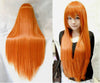 Women Fashion 100CM/39" Long Straight Cosplay Fashion Wig Heat Resistant