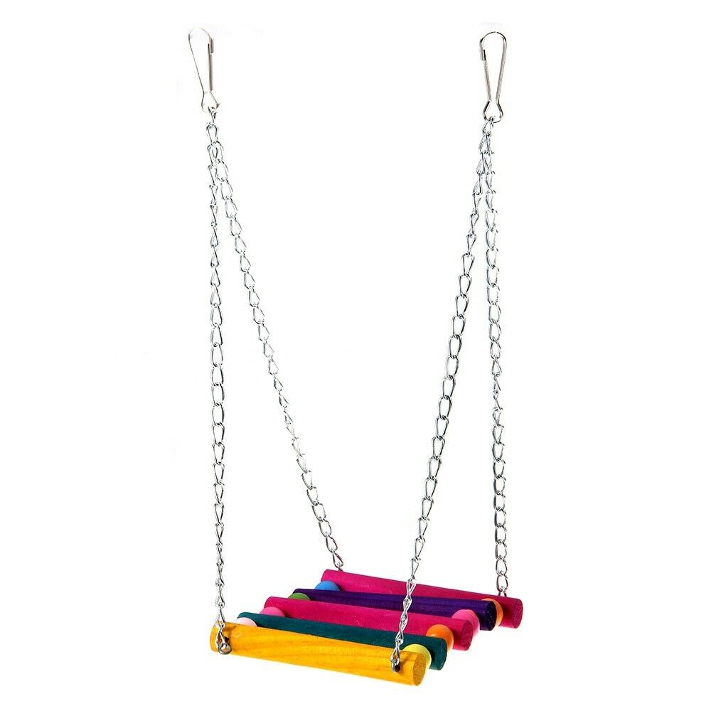 Bird Toy Parrot Suspension Bridge Swing