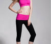 Women Yoga Running Elastic Sport Leggings Fitness Trouser Capri Trousers Pants