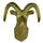 Sheep Head Wall Hanging Decoration Plastic golden