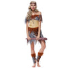 Halloween Indian Wild Damen Raffinesse Leopardenmuster Damen Kostüm