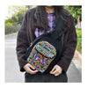 Neu Nationale Style Stickerei Tasche Original Doppelfunktion Schultern Brust
