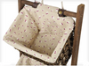 Wooden Magazine Rack With 3 Baskets