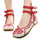 Old Beijing Cloth Embroidered Shoes Slipsole  red