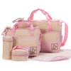 Hot 5pc Baby multifunction Changing Diaper Nappy Mummy Mother Handbag Bags