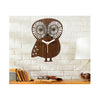 Forest Animal Feeling Cute Owl Wall Clock Vintage Countryside Wood Wall Clock