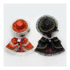 Dog Pet Clothes Cloak Wig Hat Suit  PF28 black