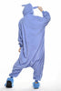 Unisex Adult Pajamas Animal Sleepwear Cosplay Costume Suit Blue Stitch