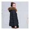 Winter Cotton Coat Slim Plus Size Thick Down Coat   black