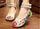 Chinese Embroidered Shoes Women Ballerina  Cotton Elevator shoes Double Pankou W